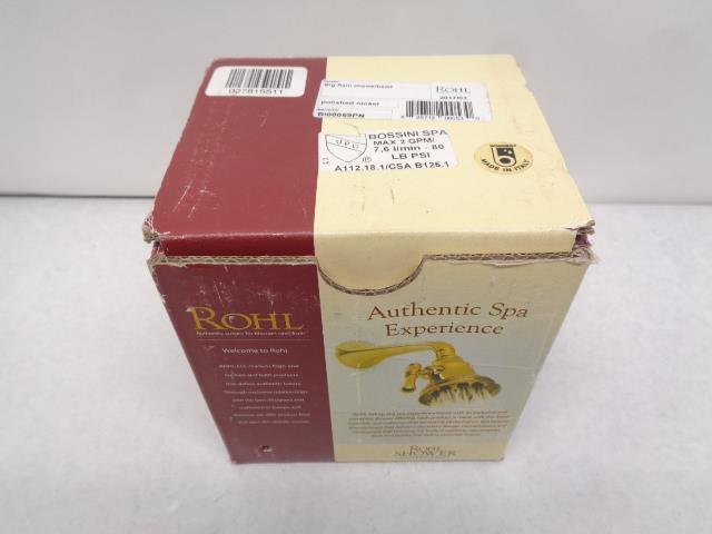 ROHL POLISHED NICKEL BOSSINI MULTI-FUNCTION CALLIANO SHOWER HEAD BI00059PN R29