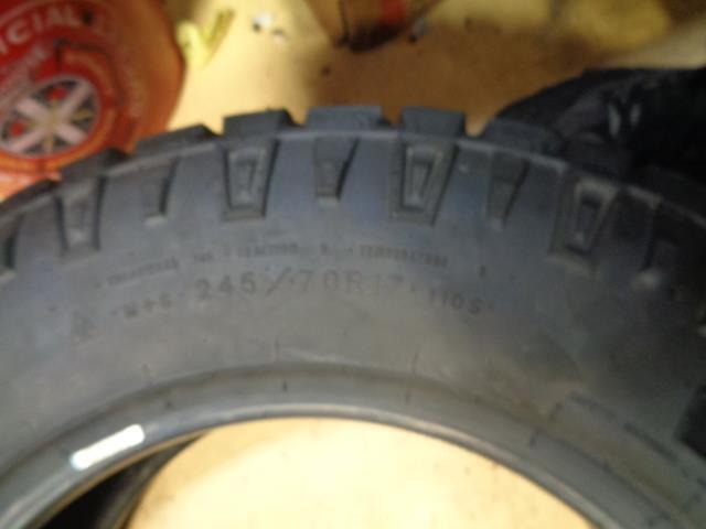 1 GOODYEAR WRANGLER DURATRAC P 245 70 17 110S SL TIRE 150675601 BQ1