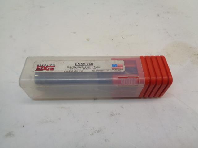 STERLING EDGE EMM4 750 SOLID CARBIDE END MILL R29