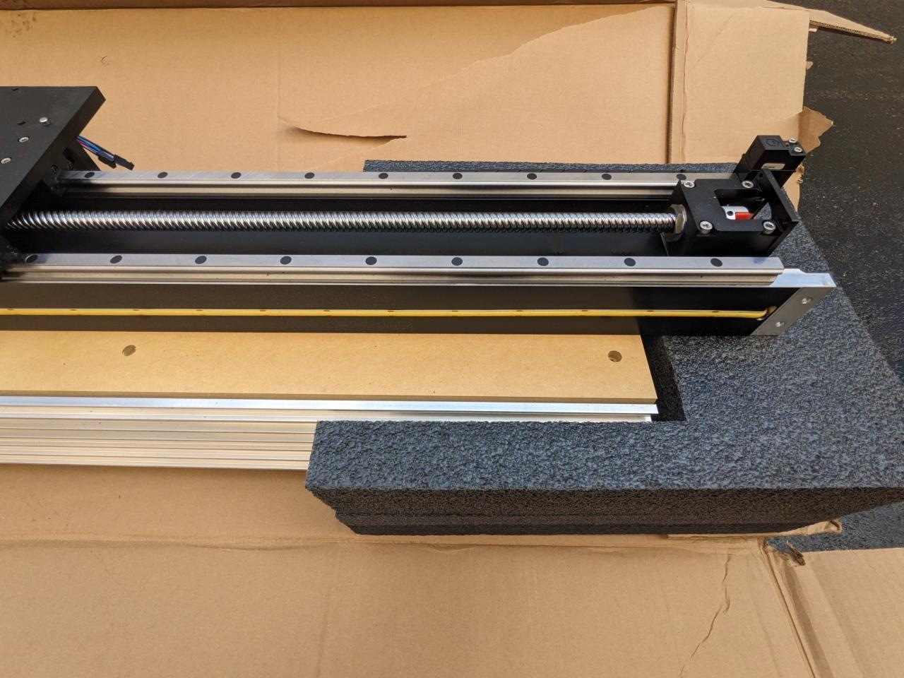 SHAPEOKO CNC ROUTER T-SLOT HYBRID TABLE 48"X49" AND ROUTER ONLY #1 B2 BOX 1