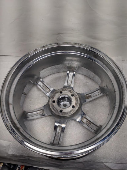 PAIR OF LEXANI LX-6 CHROME CUSTOM WHEELS 20X8.5 ET15 5X115 DISCONTINUED USED B2