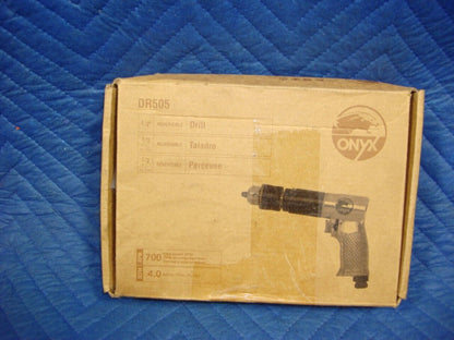 NEW ONYX DR505 REVERSIBLE 1/2" DRILL 700 RPM .50HP R22T5