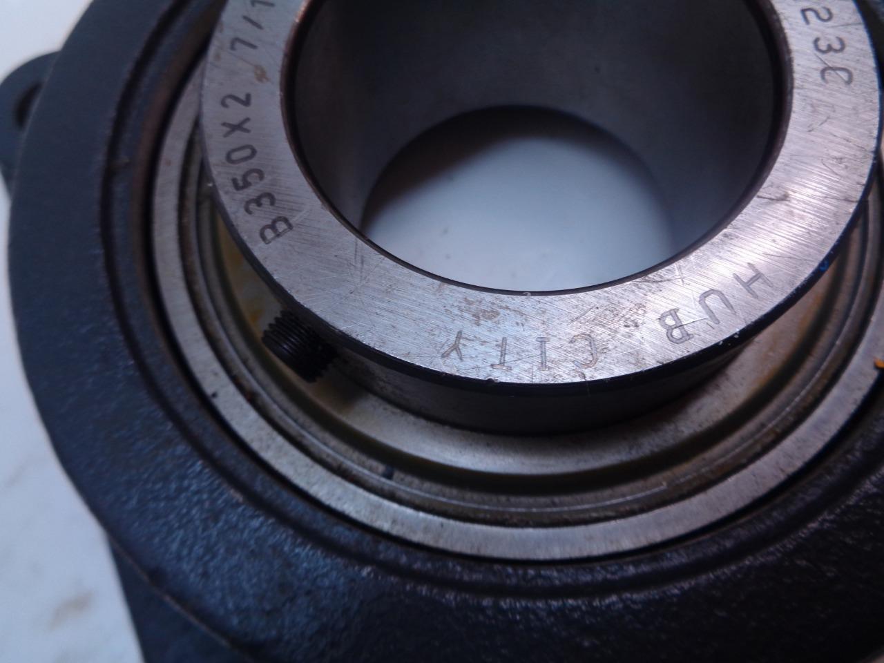 NEW HUB CITY SERIES FB350 FOUR HOLED FLANGE BLOCK B350X2 7/16 101032696 R28