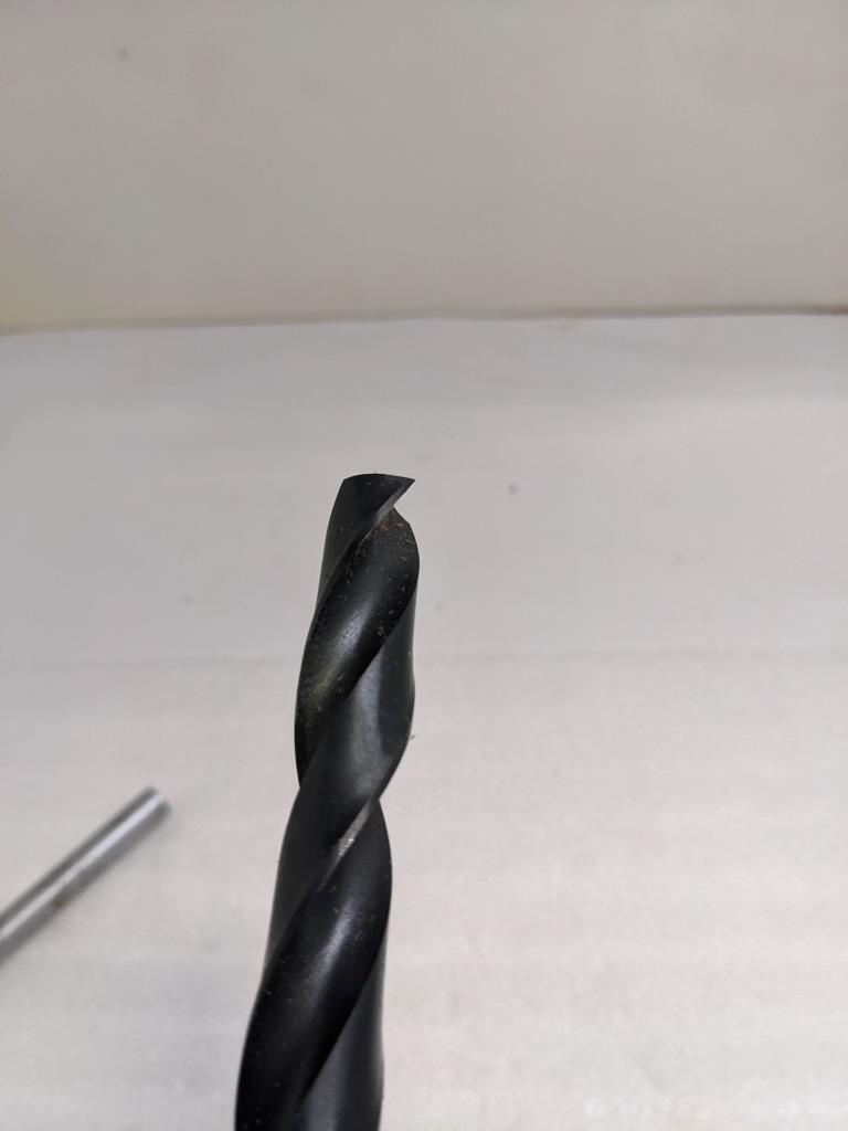 UNBRANDED 45/64" HIGH SPEED DRILL BIT 9-1/2" OAL 6" FLUTE RH HALF CASE NEW D0