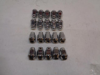 CHROME WHEEL LUG NUTS CLOSED END METRIC 12X1.25 20 PACK R15T2