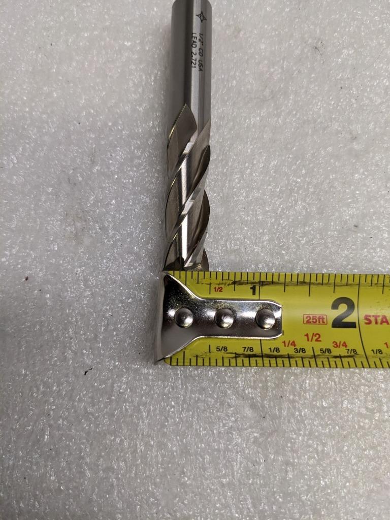 CLEVELAND TWIST DRILL C42699 END MILL 556 1/2" DIA 3-1/4" OAL 4-FLUTE NEW R22T5