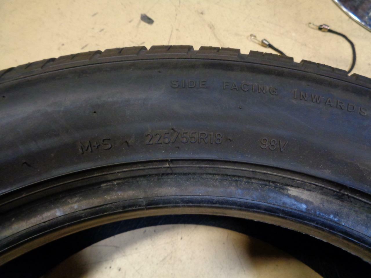 1 USED GOODYEAR EAGLE SPORT 225 55 18 98V 9/32" TIRE 109086382