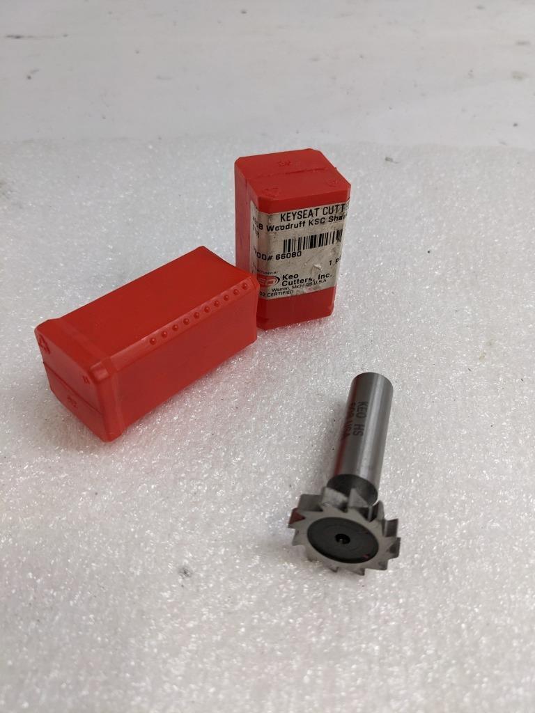 KEO CUTTERS 66080 #608 WOODRUFF KSC SHANK HSS RH NEW R22T5