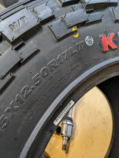 KENDA KLEVER M/T 2 KR629 LT 35 12.50 17 121R LRE 10PLY TIRE 629009 CQ2