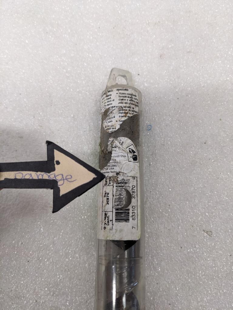 GREENLEE 37870 NAIL EATER II AUGER BIT 13/16" X 18" DAMAGED CASE NEW D0