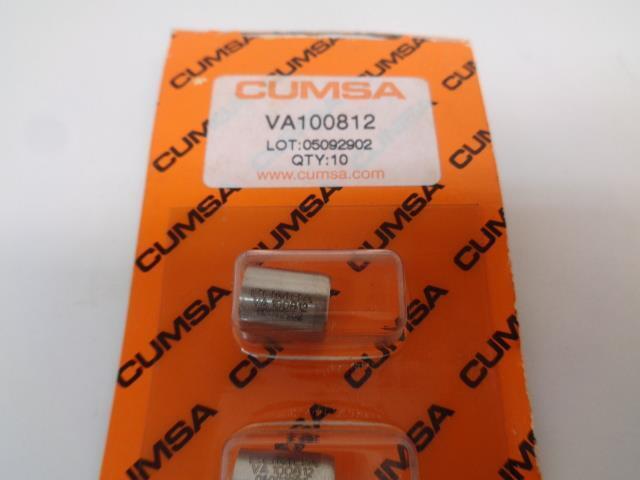1 NEW CUMSA AIR POPPET VALVE Ø10 VA100812 10 PACK R6TF