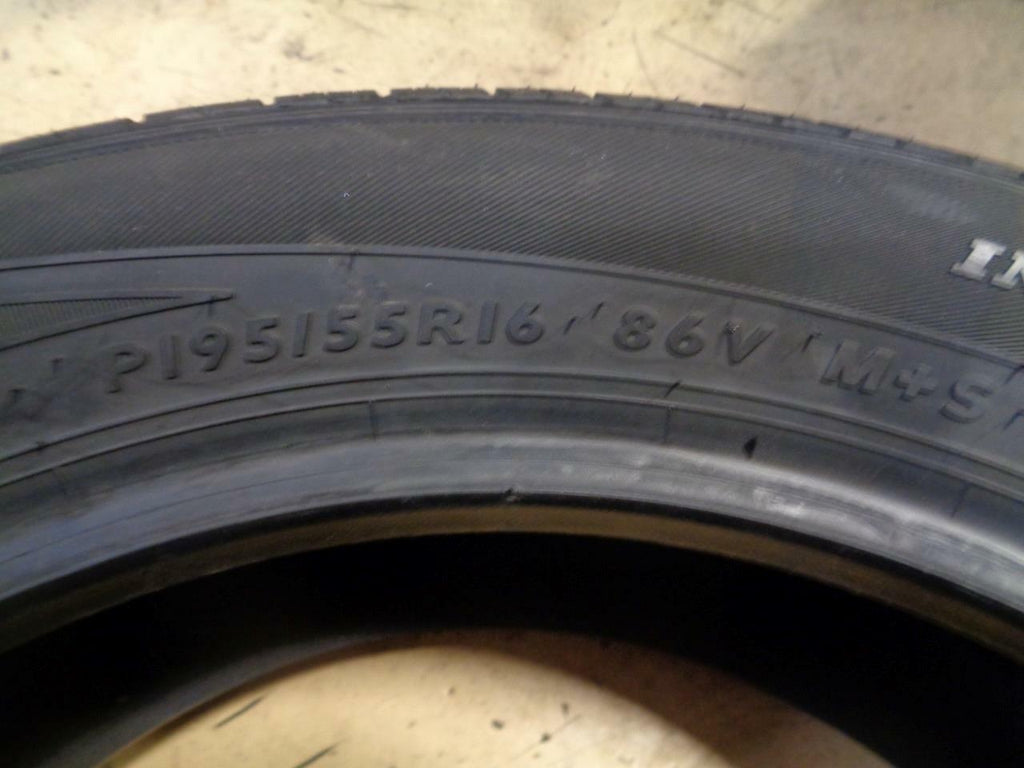1 New Tire DUNLOP SP Sport 7000 A/S P 195 55 16 86V SL 265004155
