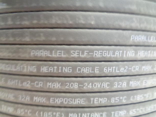 PARALLEL SELF-REGULATING HEATING CABLE 6HTLe2-CR 6 W/FT 20160821803 1000FT H1