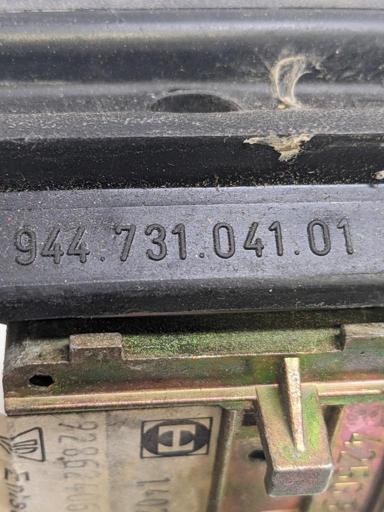 PORSCHE 944 INCOMPLETE EXTERIOR DOOR SIDE MIRROR FRAME 94473104101 USED R25