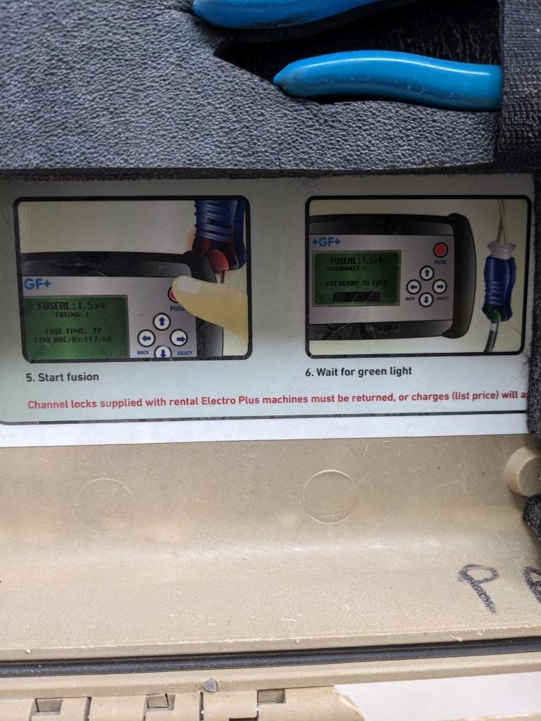 GEORGE FISCHER ELECTRO PLUS- PIPING SYSTEM-GENERAL OPERATION-10369-USED B2