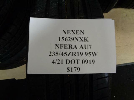 1 NEW NEXEN NFERA AU7 235 45 19 95W TIRE 15629NXK Q1