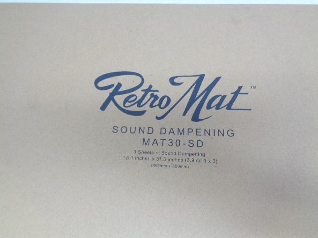 RETRO MAT SOUND DAMPENING MAT30-SD 18.1" X 31.5" NEW SR