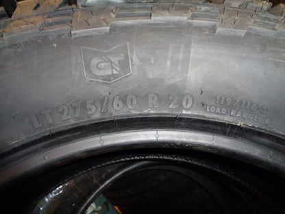 GENERAL GRABBER A/TX BSW LT 275 60 20 119/116S LRD 8PLY TIRE 04508210000 CQ1
