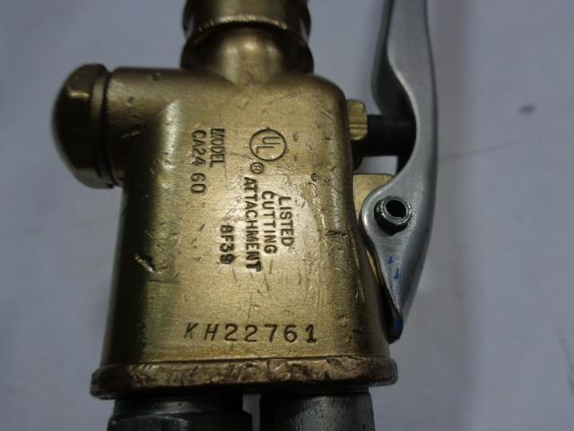 VICTOR 8IN HEAVY DUTY TORCH CUT. ATTACHMENT W/ 90° HEAD CA 2460  0381-1928 R22T5