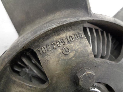 USED GENUINE PORSCHE VISCOUS CLUTCH FAN CARRIER PULLEY W/ MERCEDES-BENZ FAN R20