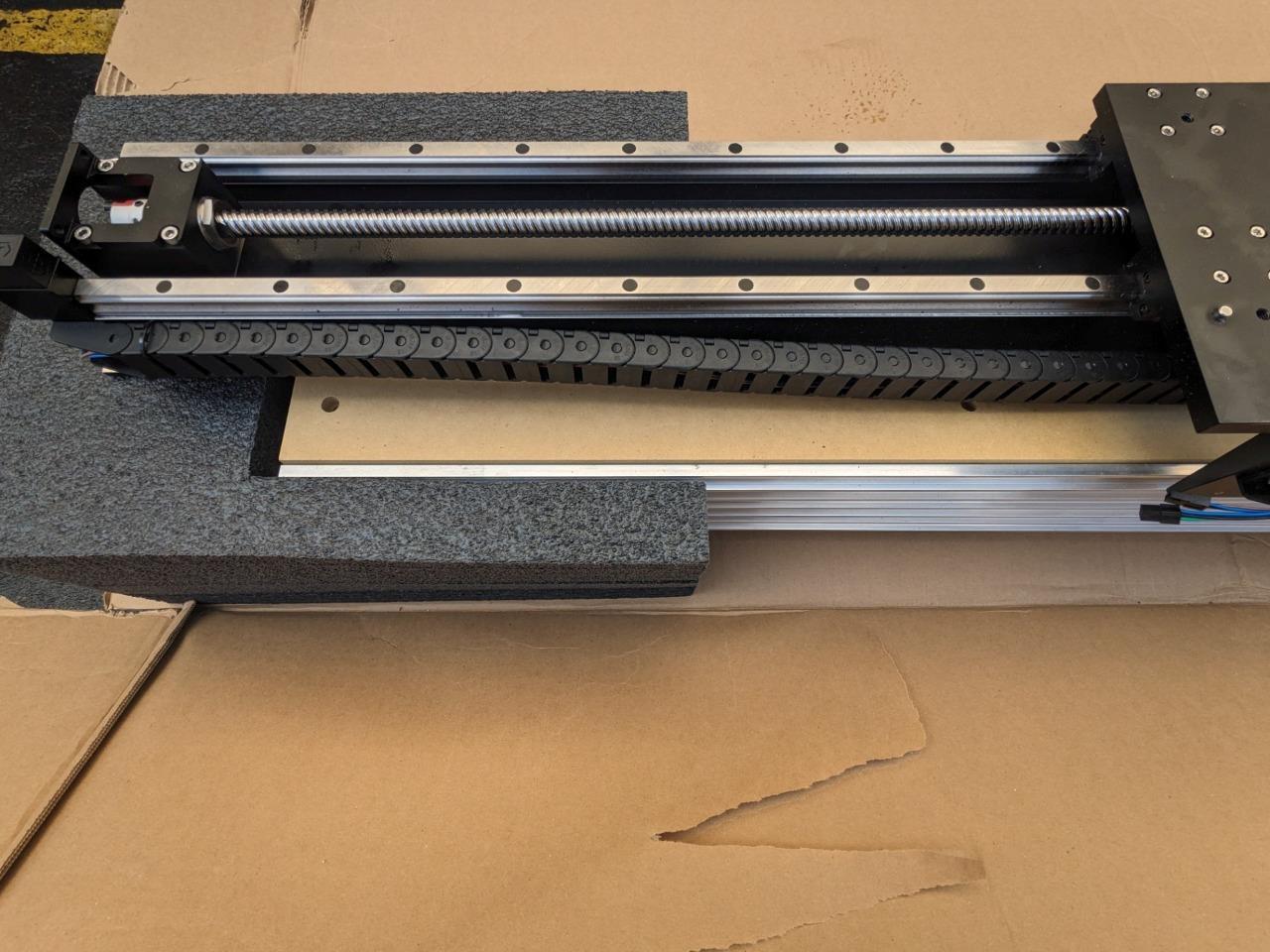 SHAPEOKO CNC ROUTER T-SLOT HYBRID TABLE 48"X49" AND ROUTER ONLY #1 B2 BOX 1