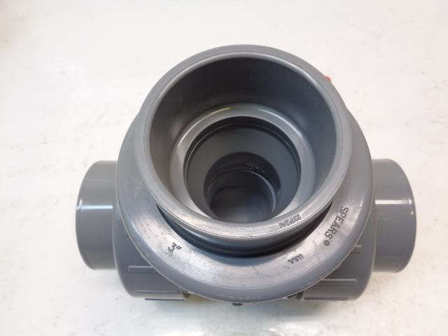 NEW SPEARS PLASTIC 3" T PIPE FITTING 5022L1-030C HORIZONTAL SOCKET R32
