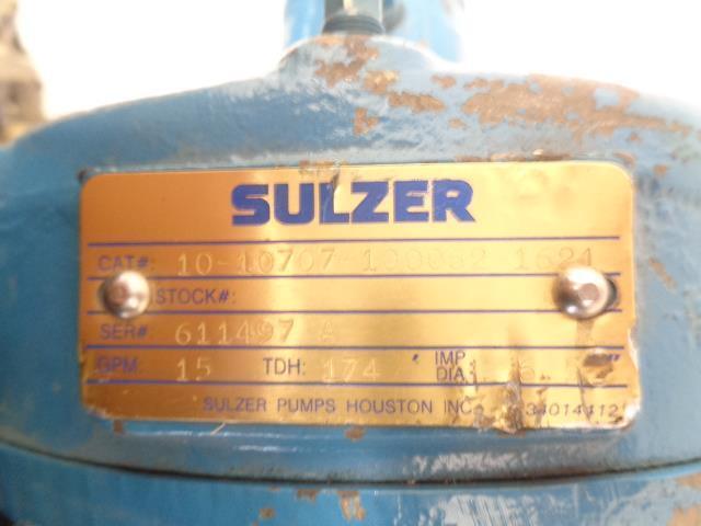 SULZER COMMERCIAL PUMP DUTY W/ CENTURY AC MOTOR 3HP 3PH 60HZ 7-18259501 I1
