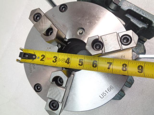 YUASA 550-007 ACCU-DEX SUPER SPACER 8" CHUCK 3 JAWS 24 POSITION NEW R17