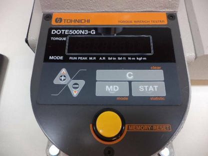 NEW TOHNICHI DIGITAL TORQUE WRENCH TESTER DOTE500N3-G (WITH CHIPPED BASE) BSR