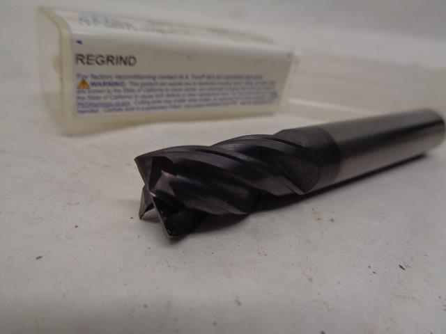 REGRIND M.A.FORD 177 00472 0036 END MILL 12mm DIA. 1" CUT 3" FULL LENGTH R22T6BG