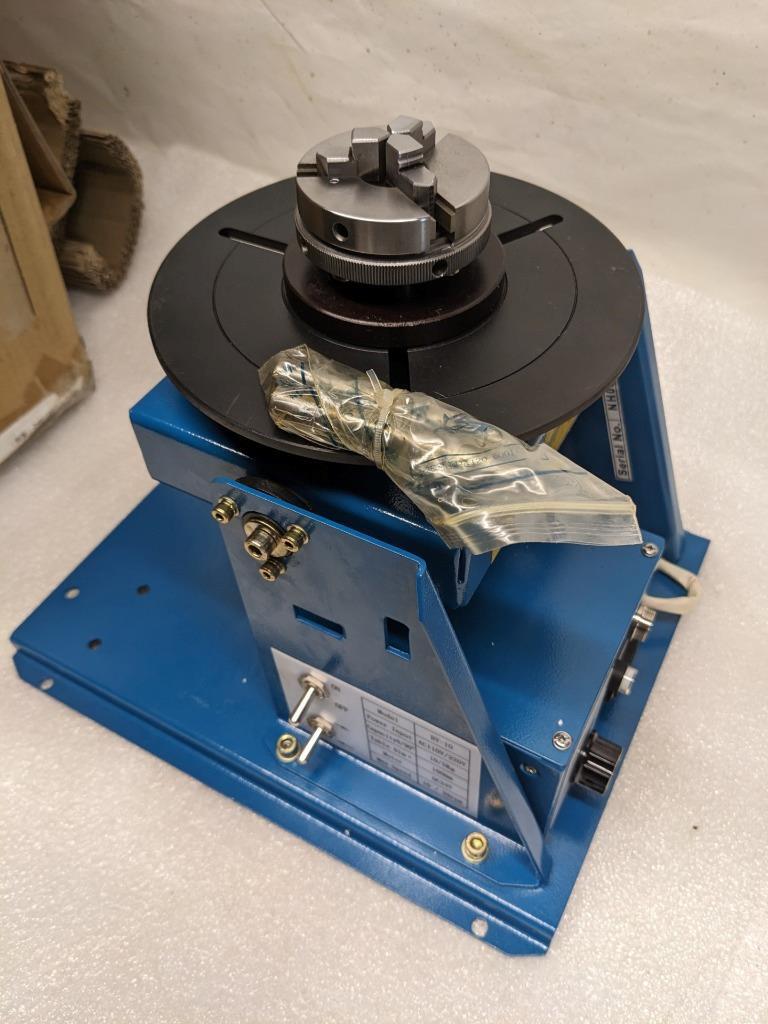 JINSLU BY-10 MINI WELDING POSITIONER 110V W/ 3 JAW LATHE CHUCK NEW BSR3.1