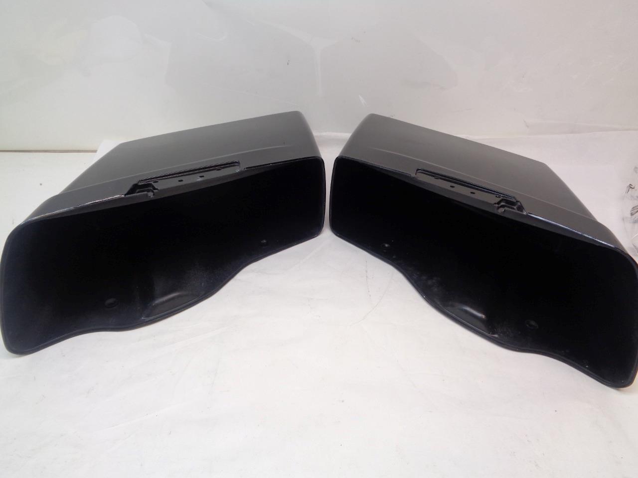 ADVANBLACK 4.5" STRETCHED SINGLE CUTOUT SADDLEBAG 2014+ HARLEY TOURING SB14  SR