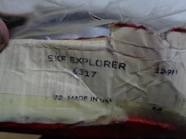 SKF Explorer 6317 85mm Inner 180mm Outer Diameter Open Seal Ball Bearing NEW R30