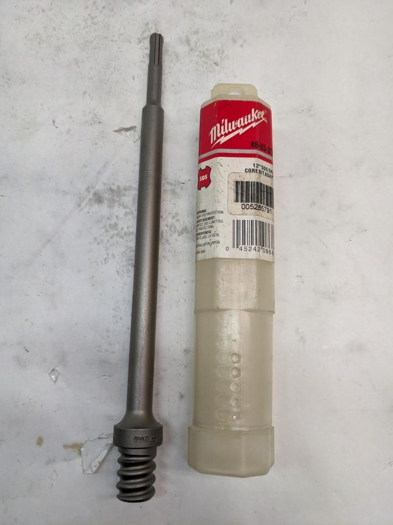MILWAUKEE SDS-MAX 12" SDS MAX SHANK DRILL BIT ADAPTER 48-03-3561 NEW