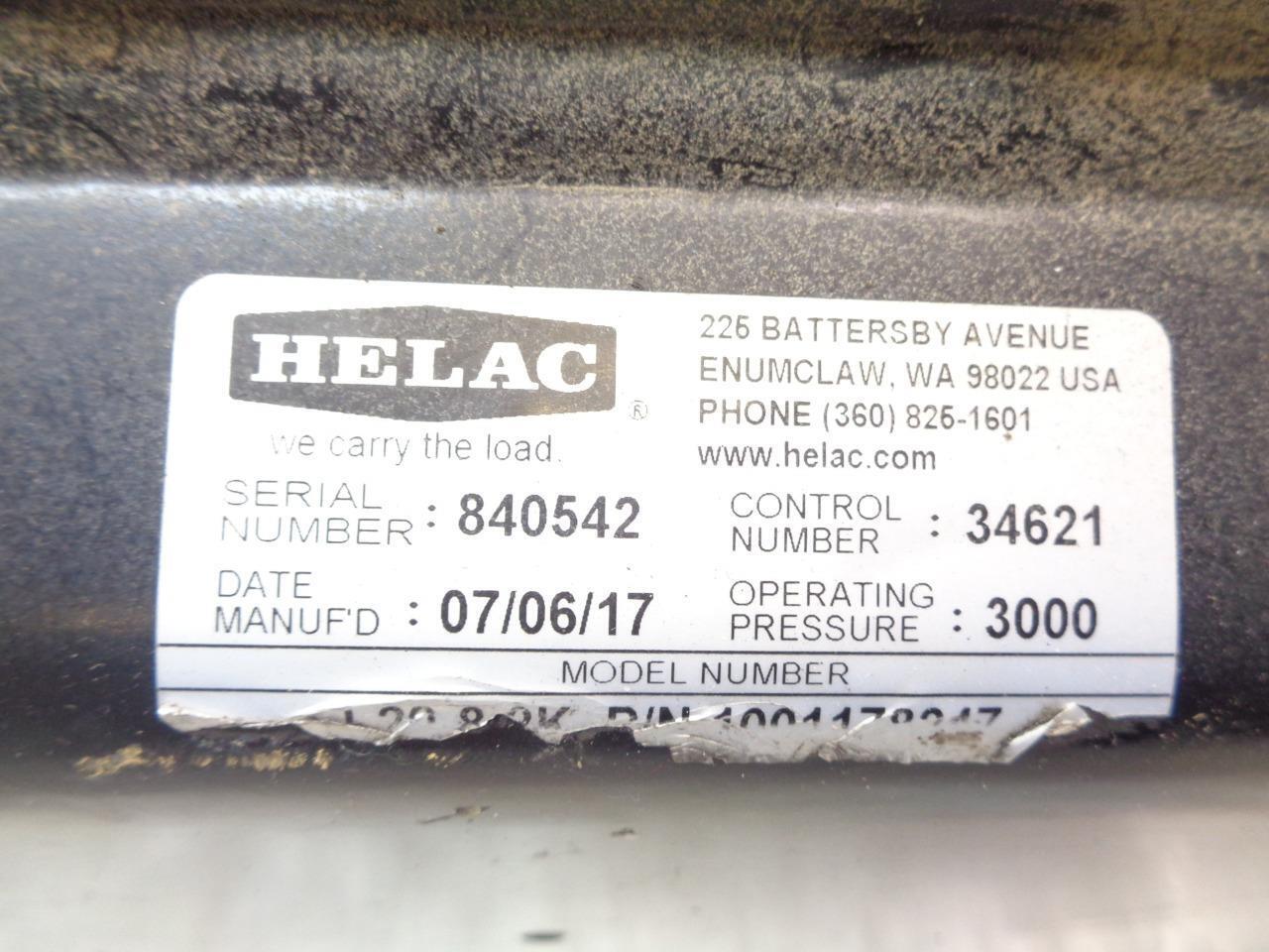HELAC HYDRAULIC ROTARY ACTUATOR 1001178217 NEW
