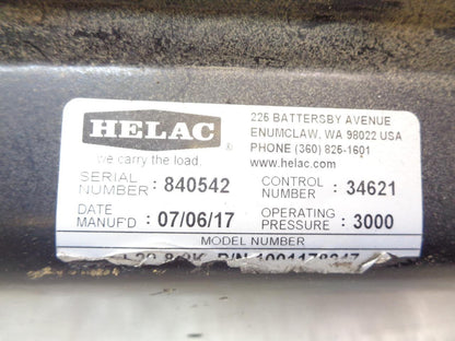 HELAC HYDRAULIC ROTARY ACTUATOR 1001178217 NEW