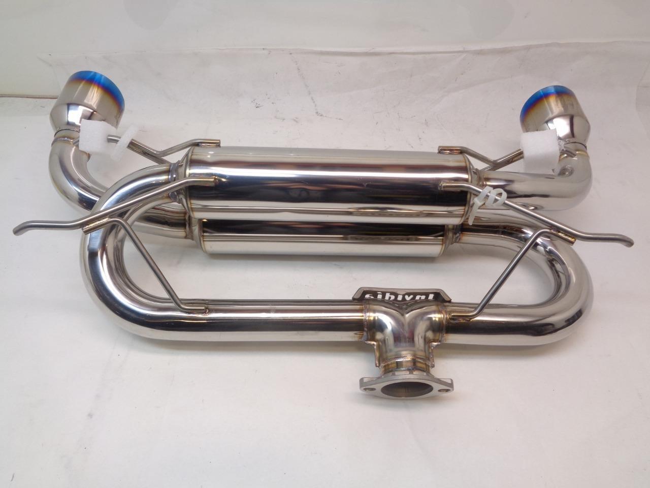 INVIDIA GEMINI R400 DUAL LAYERED TITANIUM TIP EXHAUST MUFFLER FOR BRZ/86/FRS SR