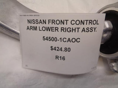 NISSAN FRONT CONTROL ARM LOWER RIGHT ASSY . 54500-1CAOC R16