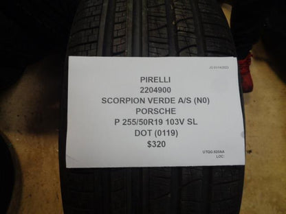 NOS PIRELLI SCORPION VERDE A/S (N0) PORSHE P 255 50 19 103V SL TIRE 2204900 CQ2