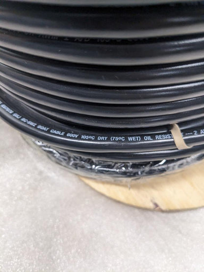 ANCOR 114025 MARINE GRADE TINNED COPPER BATTERY CABLE 2 AWG 240' 600V NEW R11