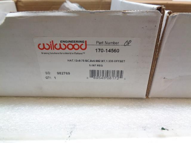WILWOOD 140-14558-C TX6R BIG BRAKE TRUCK FRONT BRAKE KIT NO ROTORS NEW R21