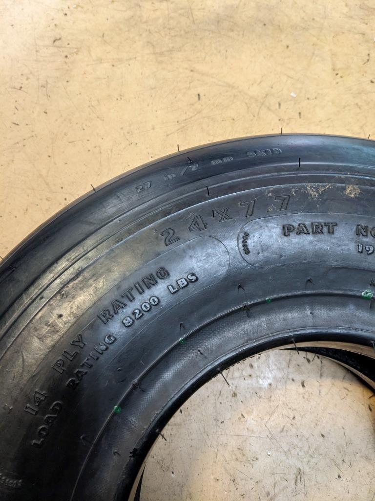GOODYEARFLIGHT LEADER AIRCRAFT TIRE 24 7.7 14 14PLY 190MPH TIRE 247F48-3 CQ2