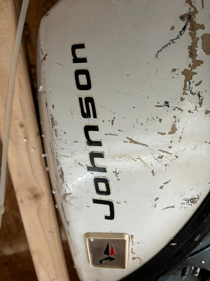 USED 1968 JOHNSON 9.5 HP OUTBOARD MOTOR MQ-14E B2
