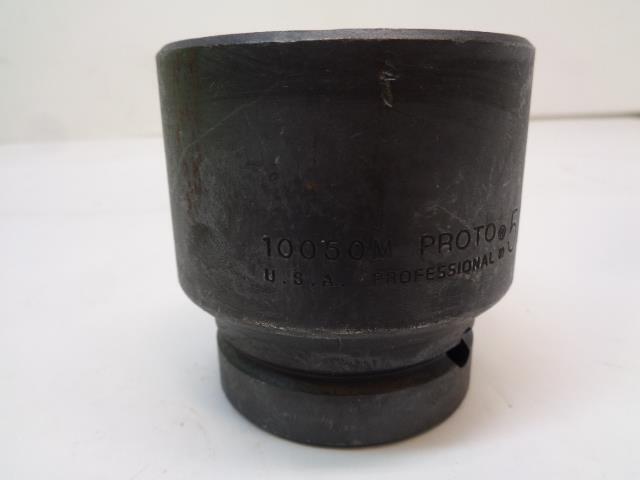 1 NEW STANLEY PROTO 6 POINT 1 IN. DRIVE 50 MM IMPACT SOCKET 10050M R22