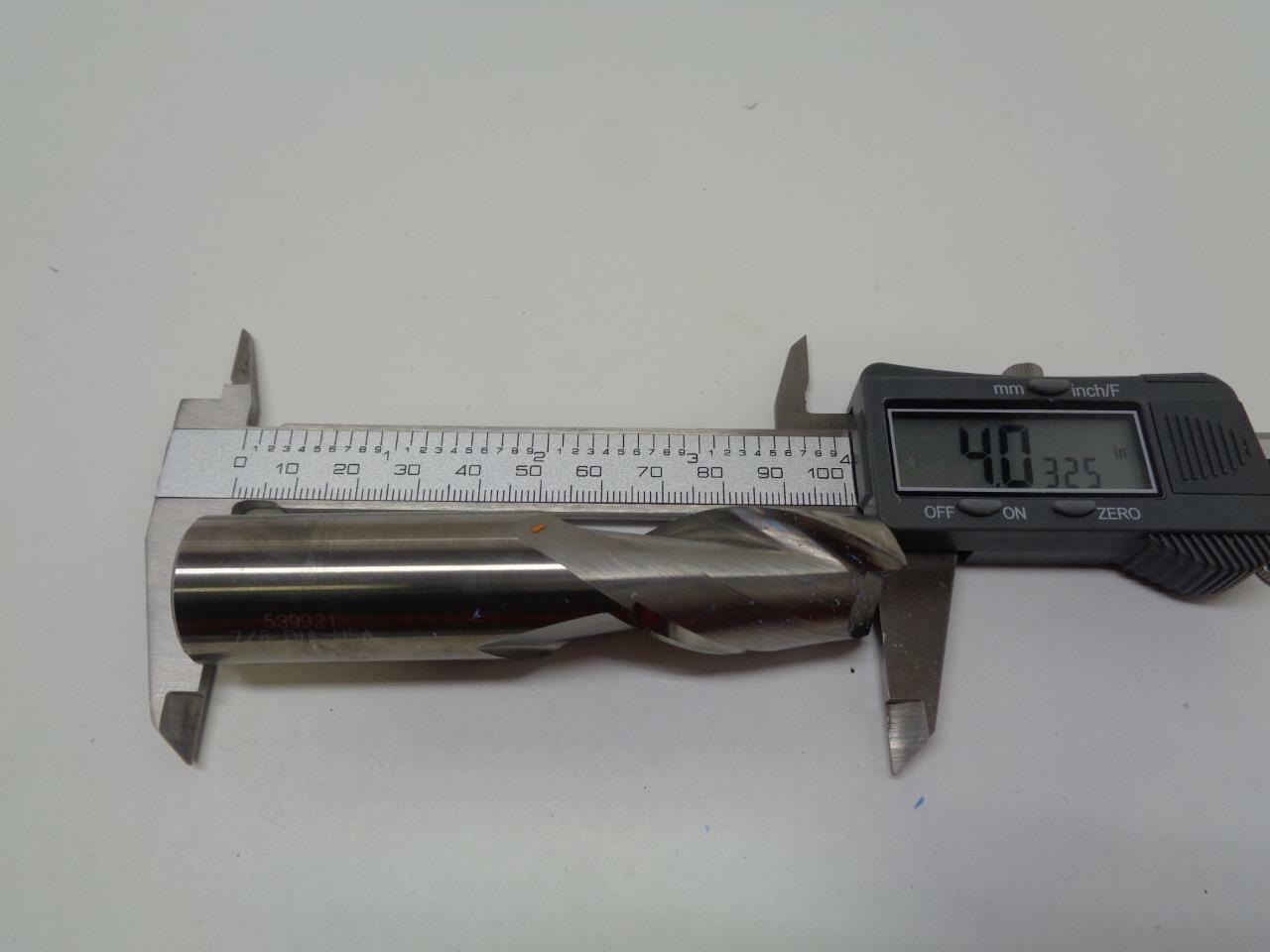 ATRAX 7/8" X 7/8" X 1-1/2" X 4" 2 FLUTE SOLID CARBIDE SQUARE END MILL 85299568