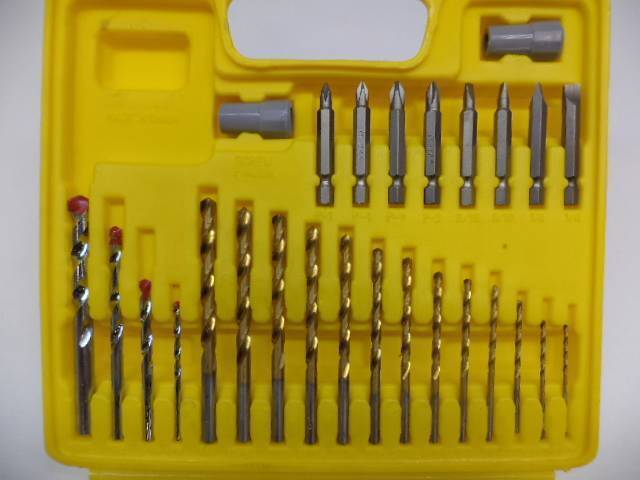 NEW DRILL MASTER 53 PIECE TITANIUM DRILL BIT AND ACCESSORY KIT 42819 R29