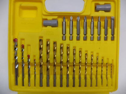 NEW DRILL MASTER 53 PIECE TITANIUM DRILL BIT AND ACCESSORY KIT 42819 R29