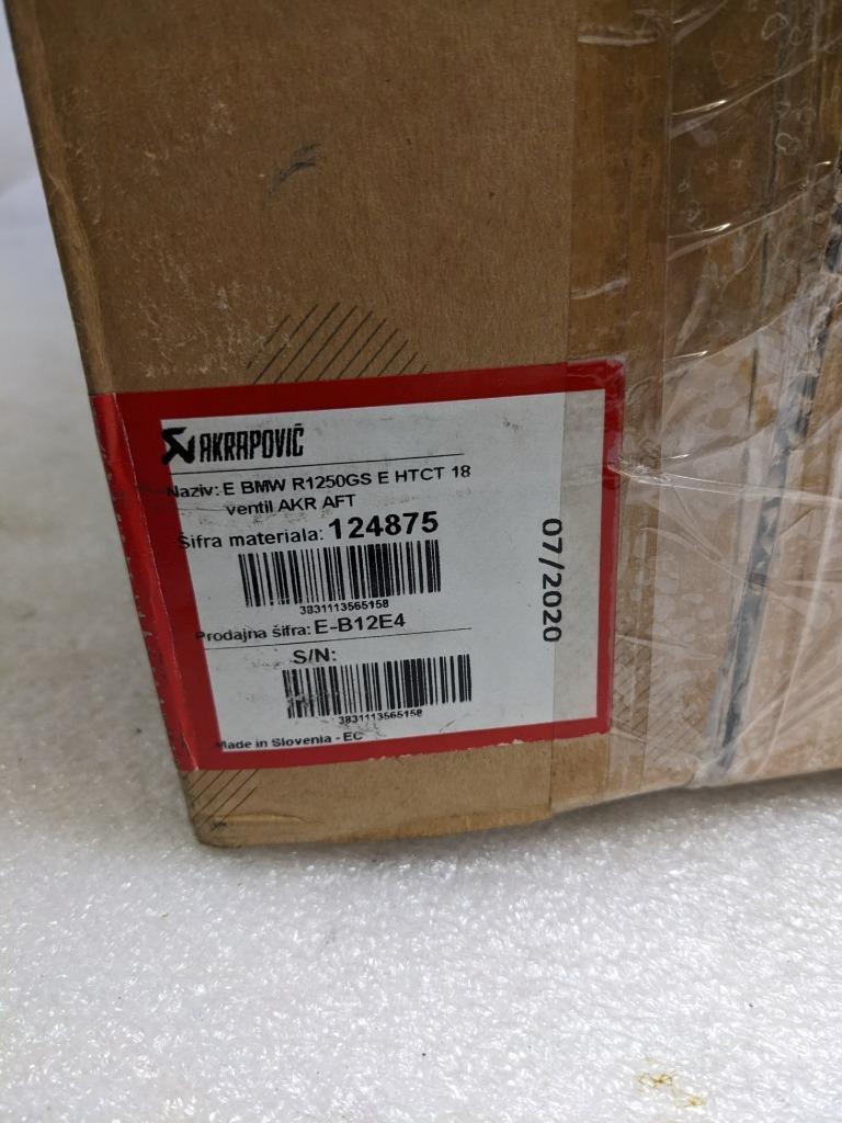 AKRAPOVIC E-B12E4/1 TITANIUM HEADER KIT FOR 2023 BMW R 1250 GS/ADVENTURE NEW R19