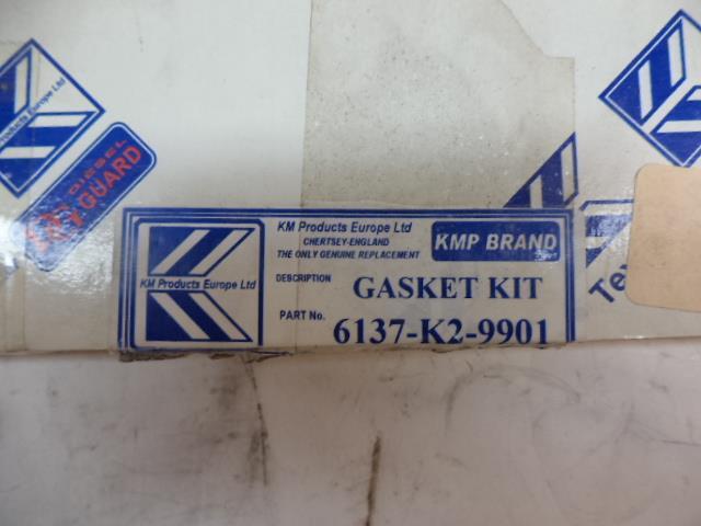 1 NEW KMP KOMATSU GASKET KIT, CYL. BLOCK 6137-K2-9901 R19