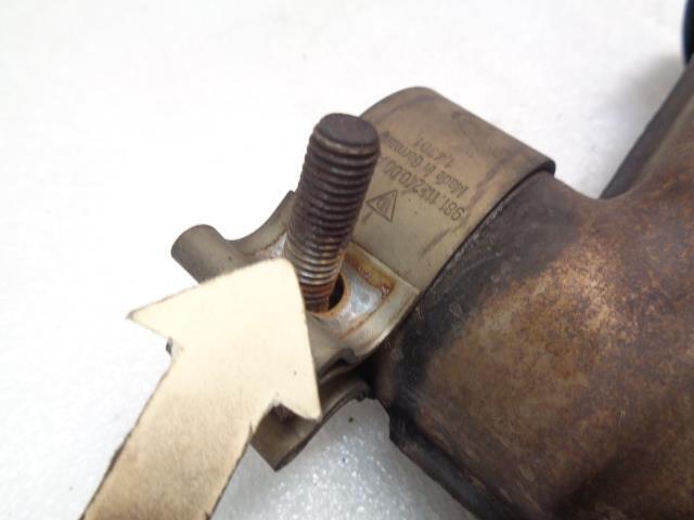 PORSCHE 98111126100 SEBRING EXHAUST TAIL PIPE FOR BOXSTER CAYMAN USED R21